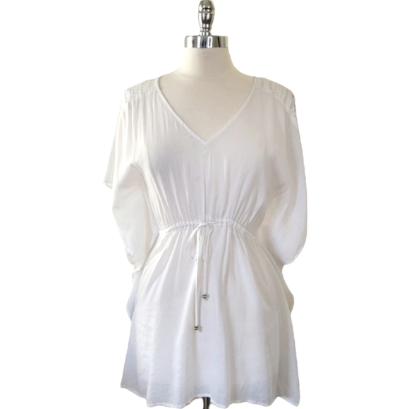 Fortune Swimwear White Swim Coverup S/M - Picture 4 of 4